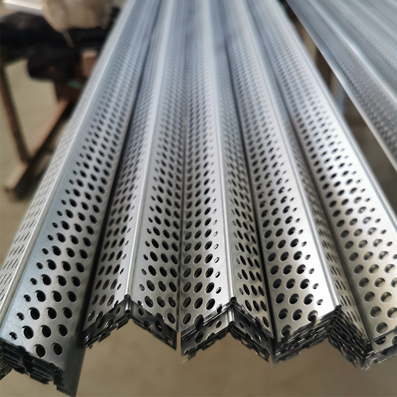 Canal de armadura de acero galvanizado de calibre 25 de 7/8 pulgadas por 12 pies.